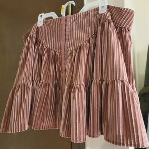 2 for 40 Dolls Kill velvet skirt